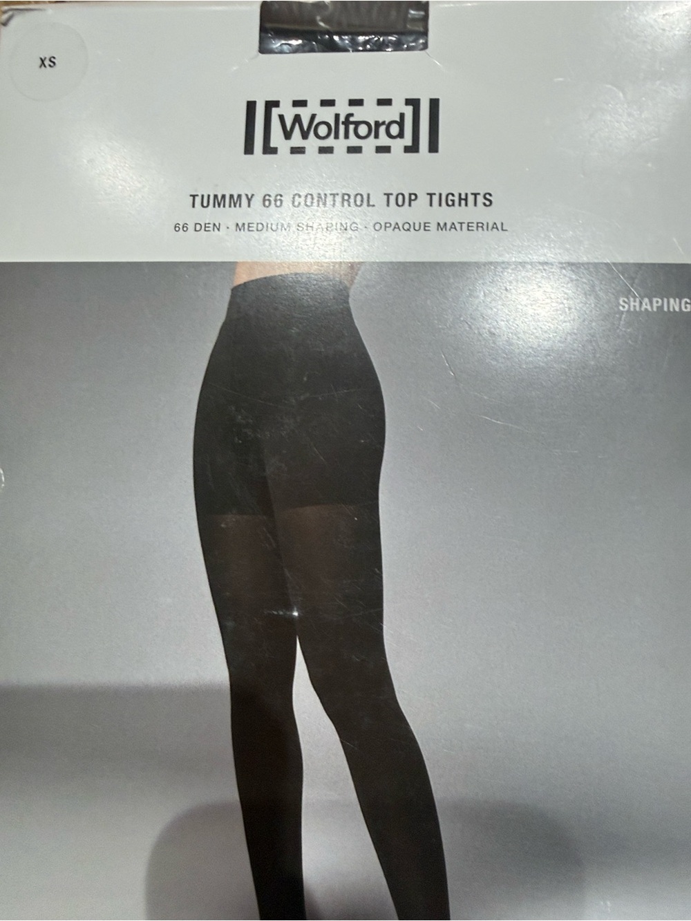 Wolford xs Black Tummy Control Tights blk